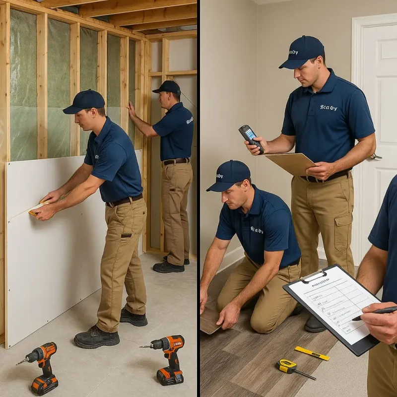 Repairs and Reconstruction process in Newmanstown, PA